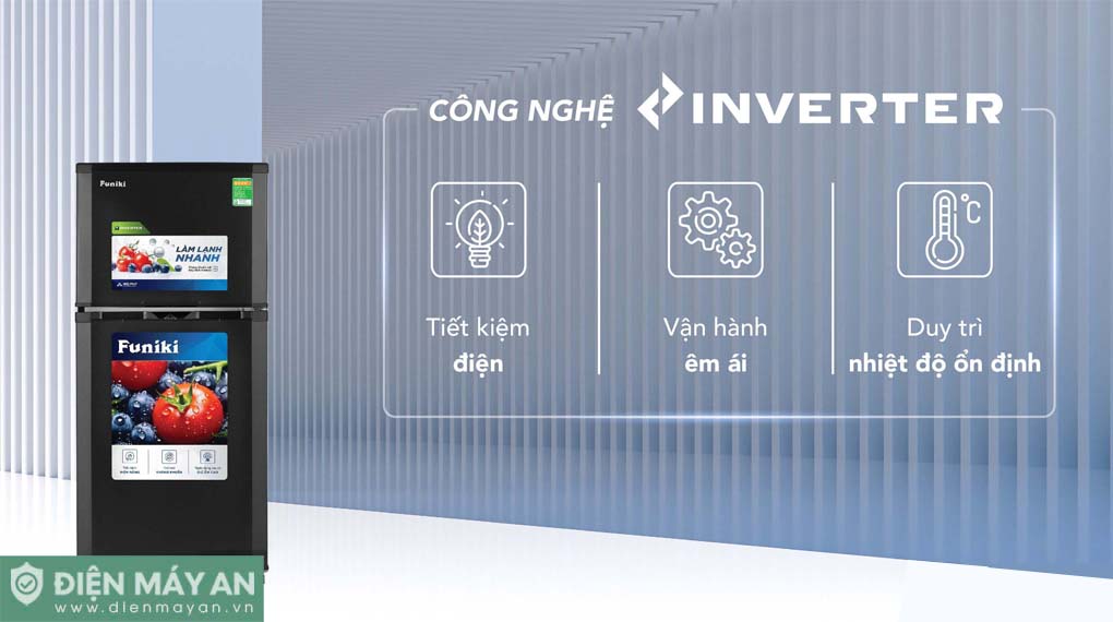 Tủ Lạnh Funiki Inverter 185 Lít HR T8185TDG - công nghệ inverter